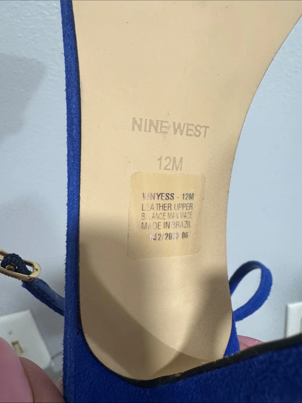 Nine West Yess Heels electric blue size 12 - Picture 12 of 12